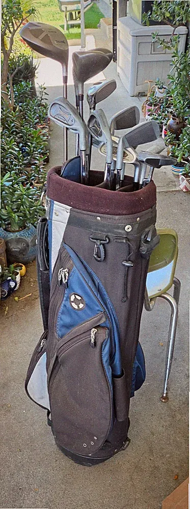 FULL SET MEN'S 14 PIECE STARTER GOLF SET 4 WOODS 9 IRONS PUTTER 4 WAY CARRY BAG