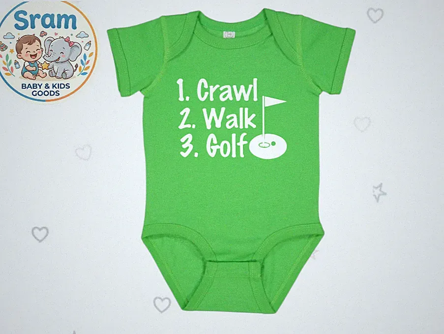 Future Golfer Baby Bodysuit Cute Golf Infant Outfit Toddler Shirt Gift NB to 12M