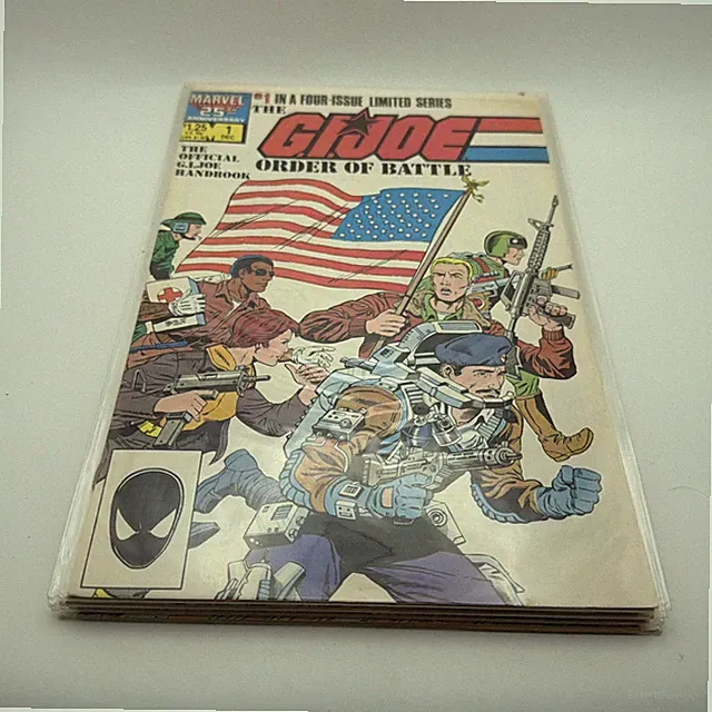 G.I. Joe Order of Battle #1-4 Complete Limited Series Marvel Comics 1986