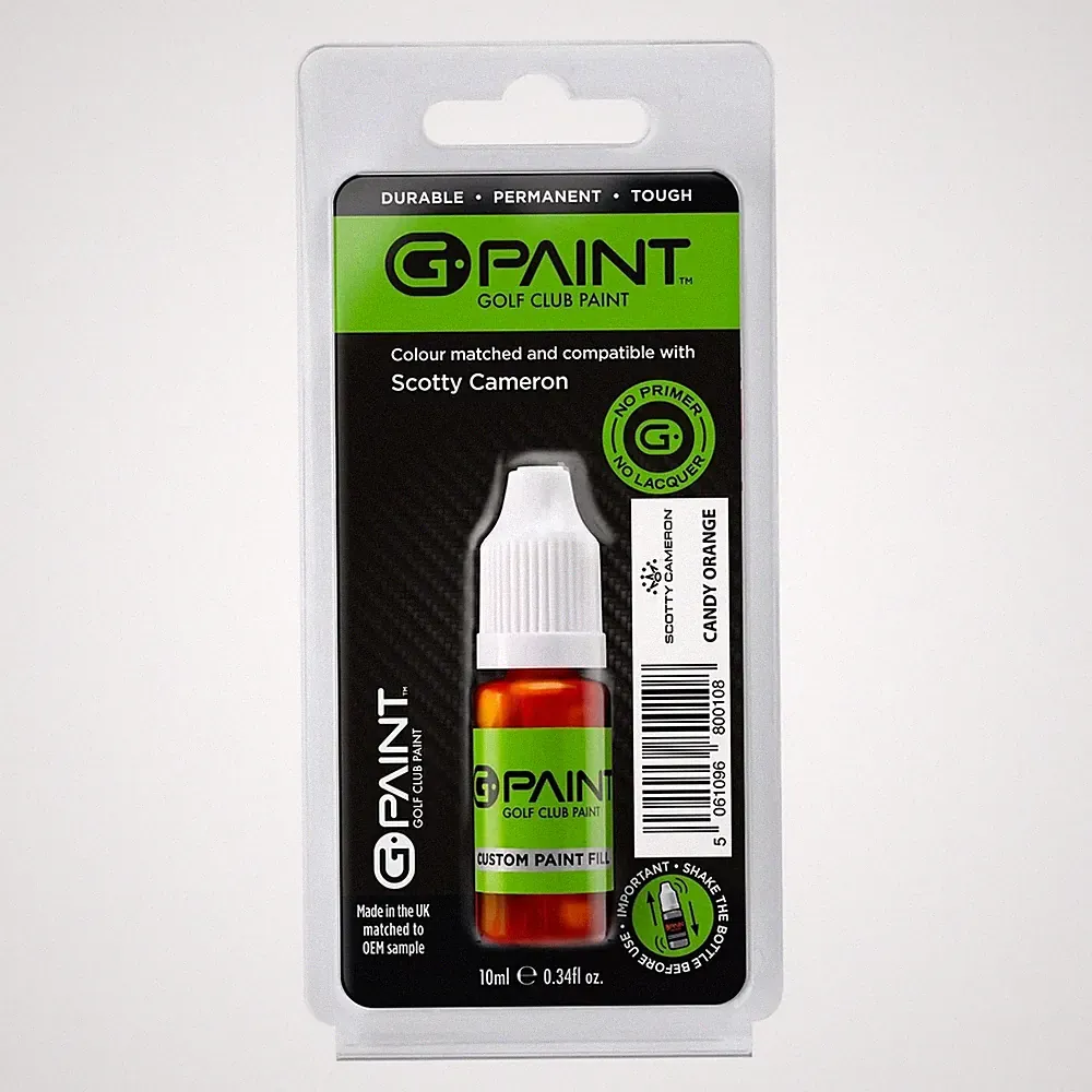 G-Paint Golf Club Paint -Scotty Cameron Putter-CANDY ORANGE -Golf Touch-Up Paint