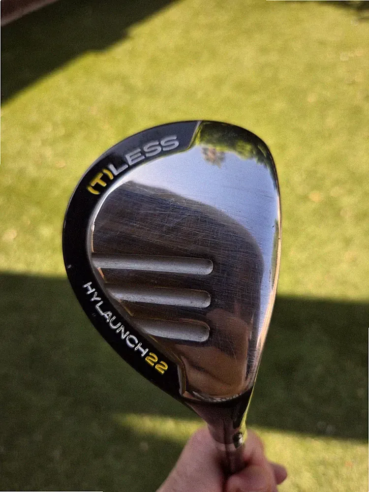 Game Improvement T-Less HyLaunch 22° Hybrid Rescue Wood - RH With Headcover
