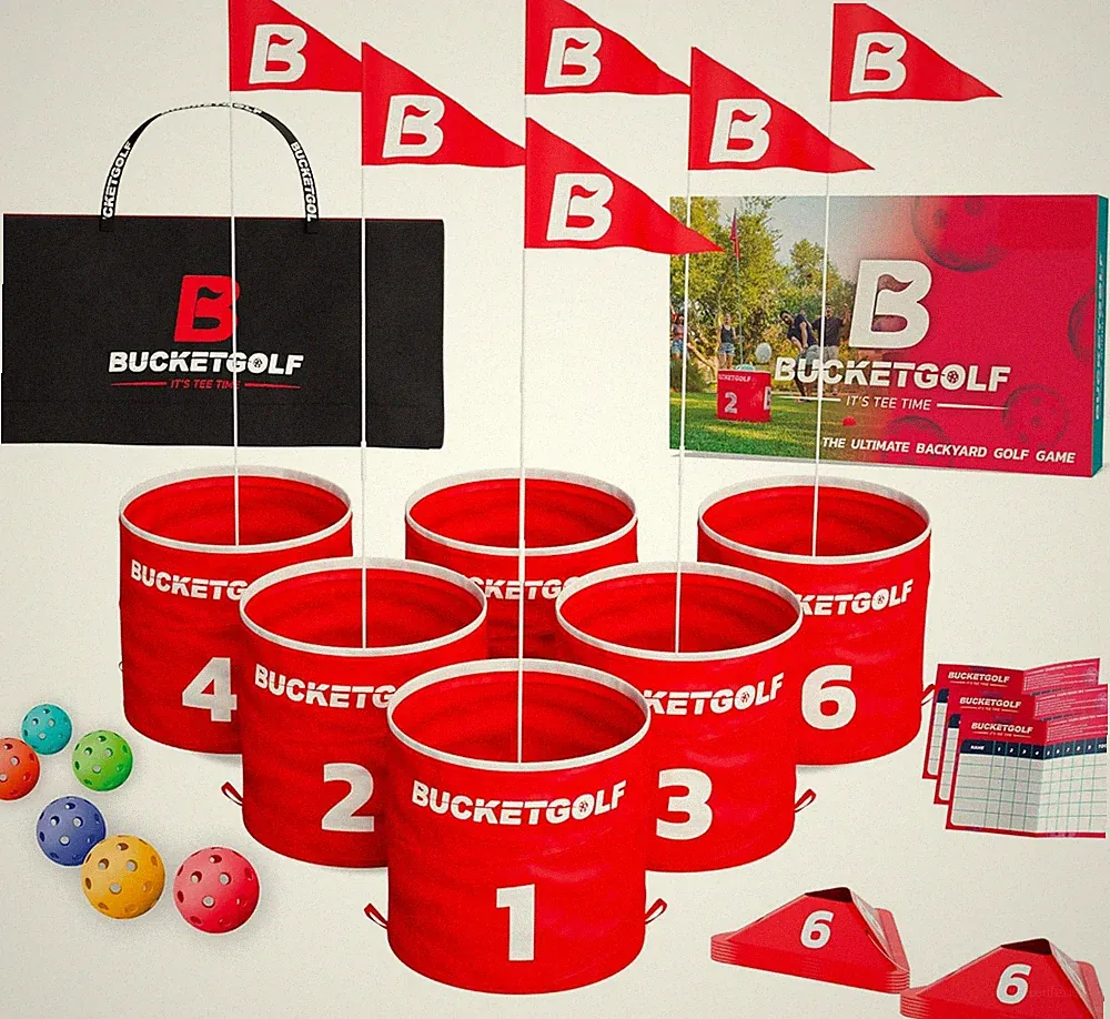 Game the Original Ultimate Backyard Lawn Golf Game for Family, Adults and Kids