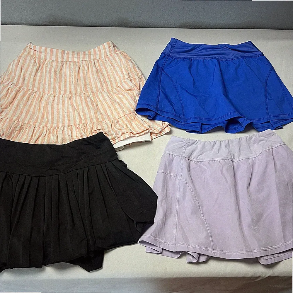 Gb Girls Skort Bundle Athletic Tennis Golf Activewear Skirts Skorts Size L M