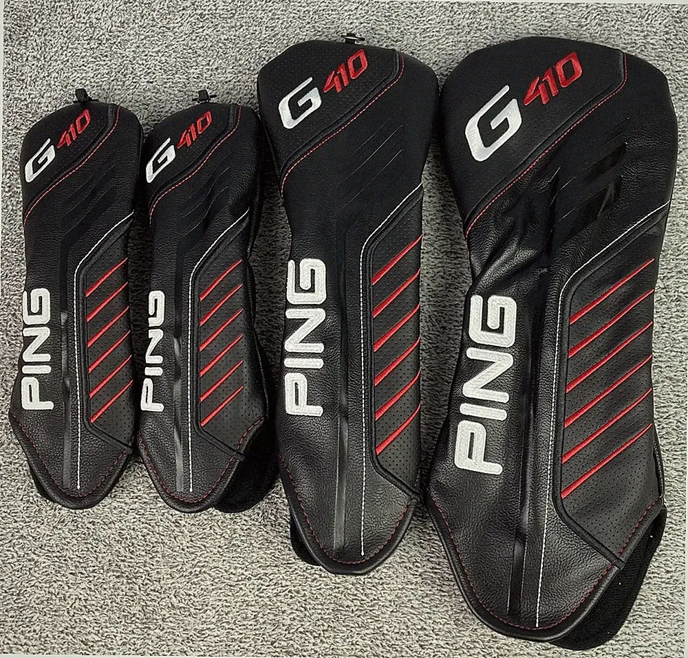 Genuine PING G410 Headcover Golf Club Cover (4pc Set) Driver/Hybrid/Fairway NEW