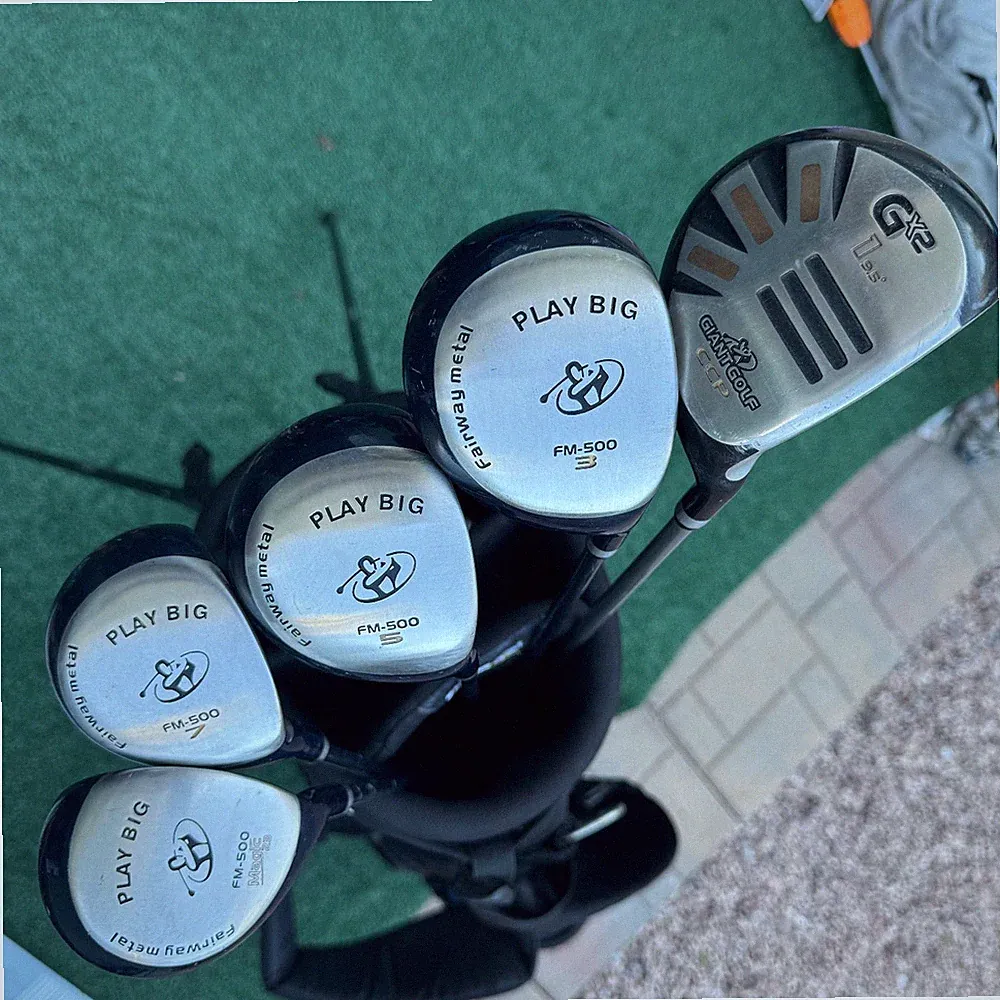 Giant Golf FM-500 Fairway Metal Woods Graphite Shafts Set of 5 Senior Play Big