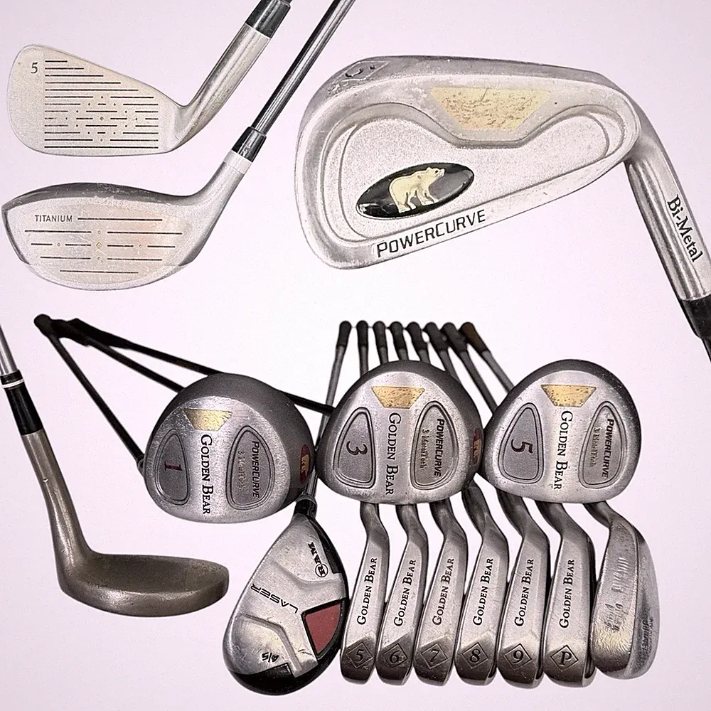 Golden Bear Ram Men’s Right Hand Full Golf Club Set Regular Flex Graphite Steel