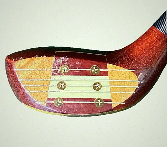 Golden Ram Oil Hardened Persimmon 800 Custom 5 Wood 21 R400u 41 Stock Grip RH HC