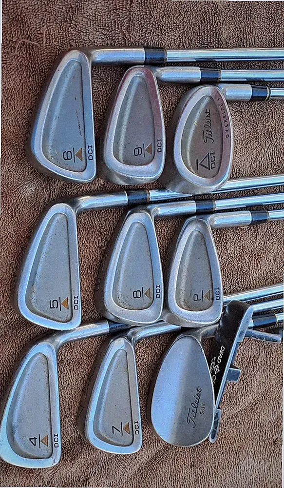 Golf 10 Clubs LONGER Set TITLEIST DCI irons Putter RIGHT H Steel Shaft Stiff Fle