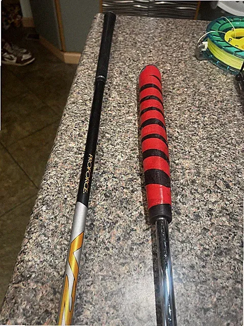 GOLF, 2 GR888 Clubs: titleist 9.5 Stiff, Odyssey/ White Hot, Fat Grip, $98 Each