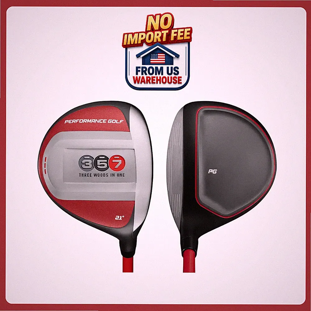 Golf 357 Fairway Hybrid Senior RH, Super 7-Wood , Clean Contact from Any Lie