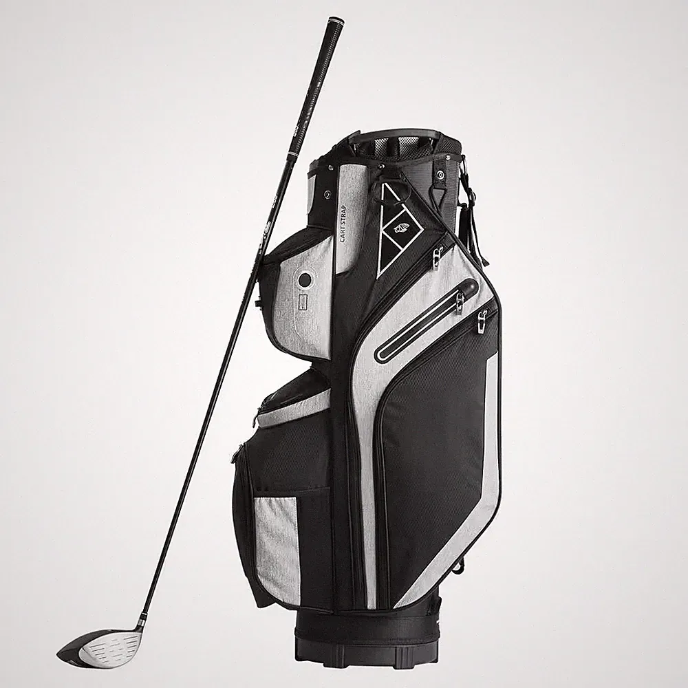 Golf Cart Bag with 14 Way Organizer Divider Top, 36 In. 13 Pockets Premium Cart