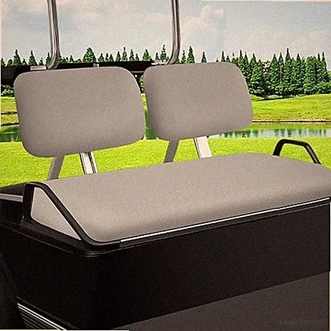 Golf Cart Seat Covers Set for Yamaha G22 G19 G16 G14 G11 G9 G8 G2, Club Gray