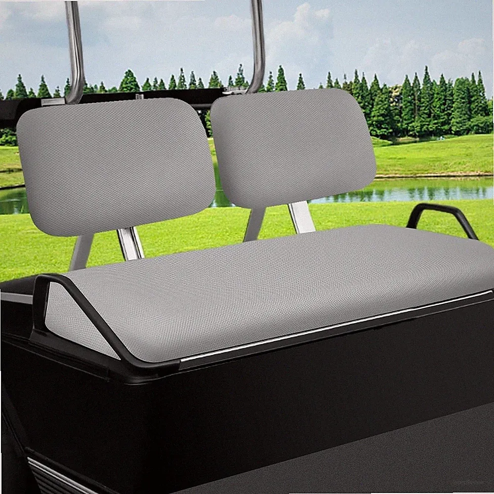 Golf Cart Seat Covers Set for Yamaha G22 G19 G16 G14 G11 G9 G8 G2, Club Gray