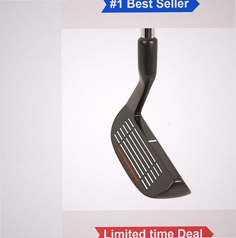 Golf Chipper Club Ambidextrous Two Way Design 35 Inch Steel Shaft Alloy Head
