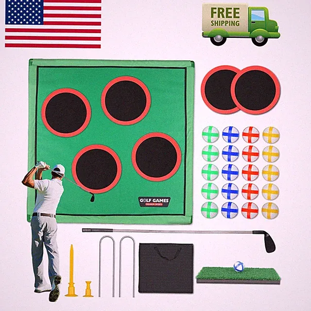 Golf Chipping Game for Outdoor Indoor: Backyard Golf Games for Adults & Golfe...