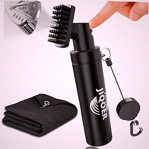 Golf Club Cleaner Brush with 360° All-Angle Spray Design (5.3oz) and