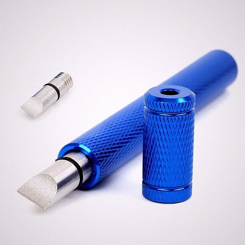 Golf Club Cleaner Groove Sharpener with Spare Upgraded Tip Golf Bag Blue