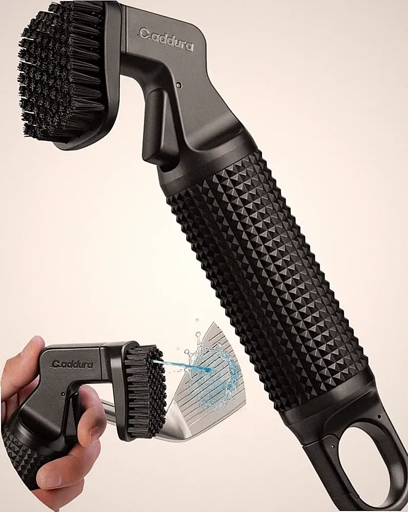 Golf Club Cleaner, Heavy-Duty Nylon Bristle Brush Cleaner with 80Ml Spray Bottle