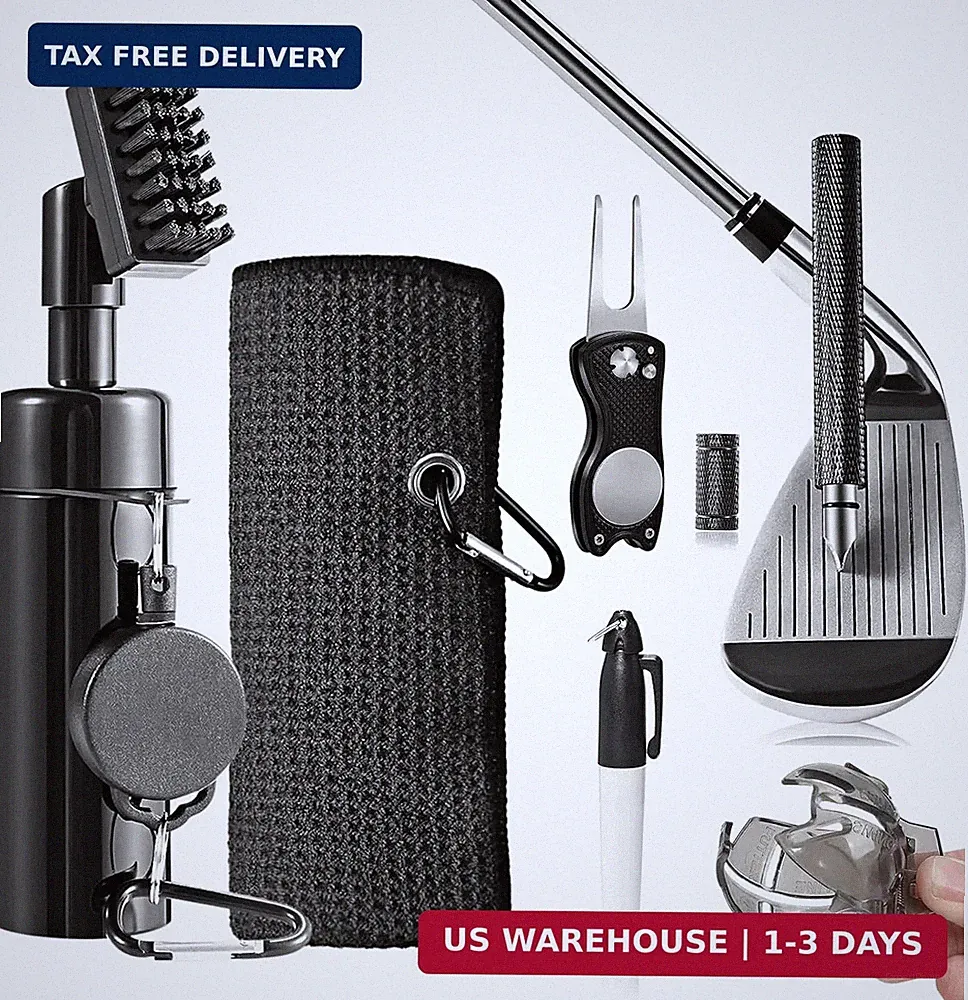 Golf Club Cleaning Kit,Golf Accessories,Golf Cleaning Kit with Golf Club Cleaner