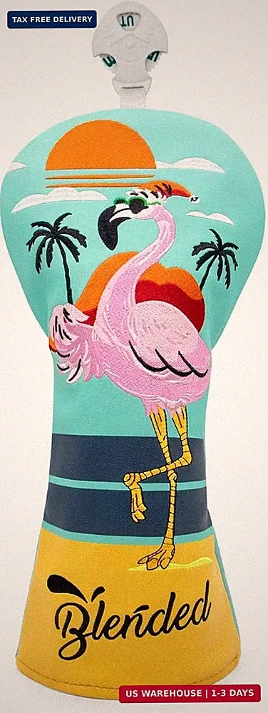 Golf Club Covers Flamingos Driver Cover Fariway Wood Headcover Hybrid Head Cover