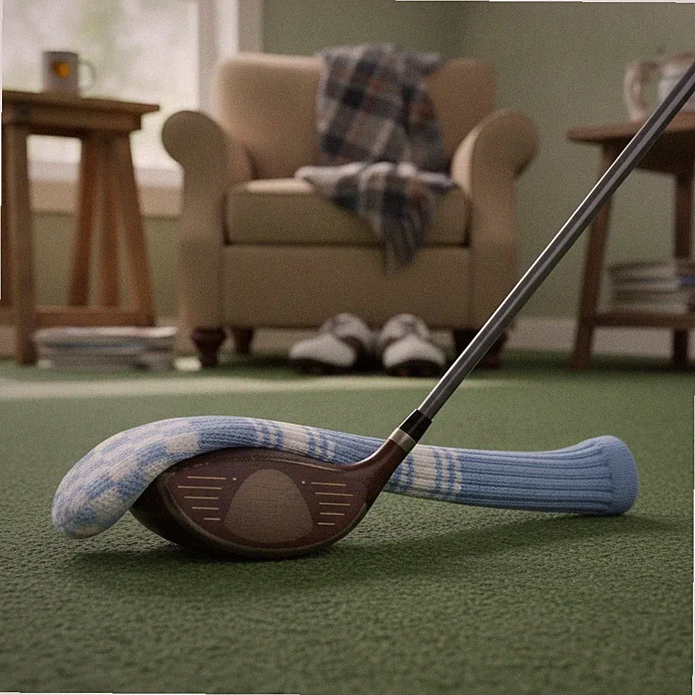 Golf Club Covers - Scratch-Resistant Knitted Design for Men & Women
