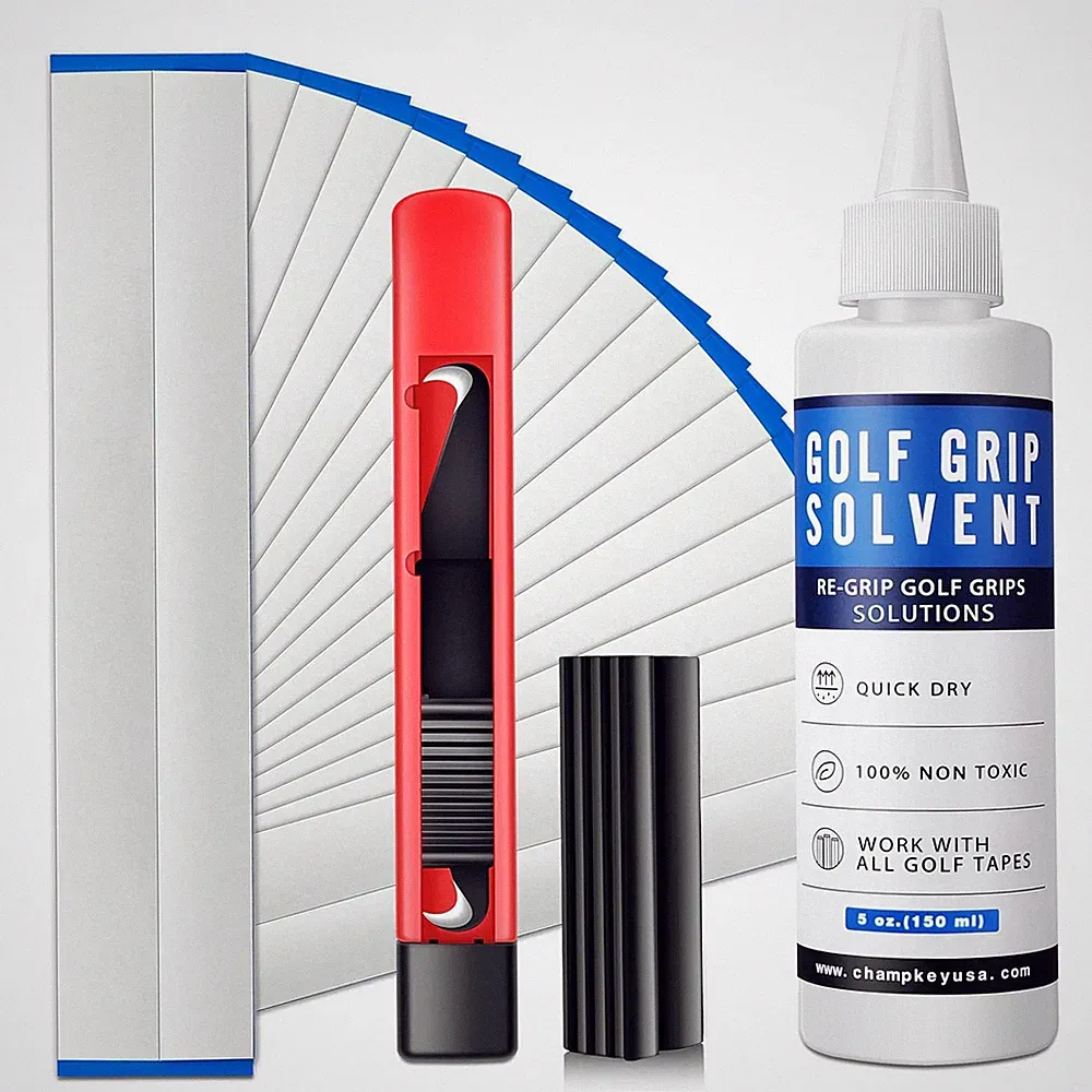 Golf Club Grip Repair Kit 4 in 1 Deluxe Grip Regripping Tools Kit for Golf Clubs