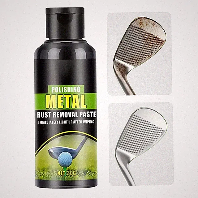 Golf Club Grooves Scratch Cleaner Bottle Polish Cleaning Solution Polishing Kit