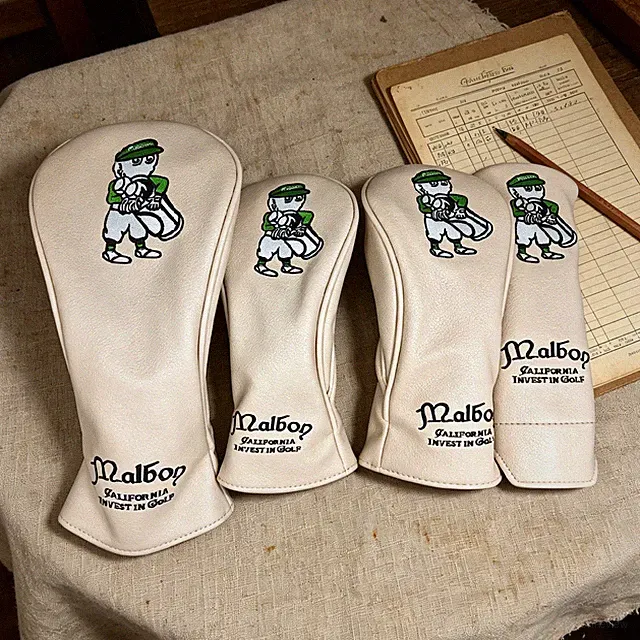Golf Club Head Covers Driver Fairway Wood Hybrid Ut Putter Mallet Headcover Sets