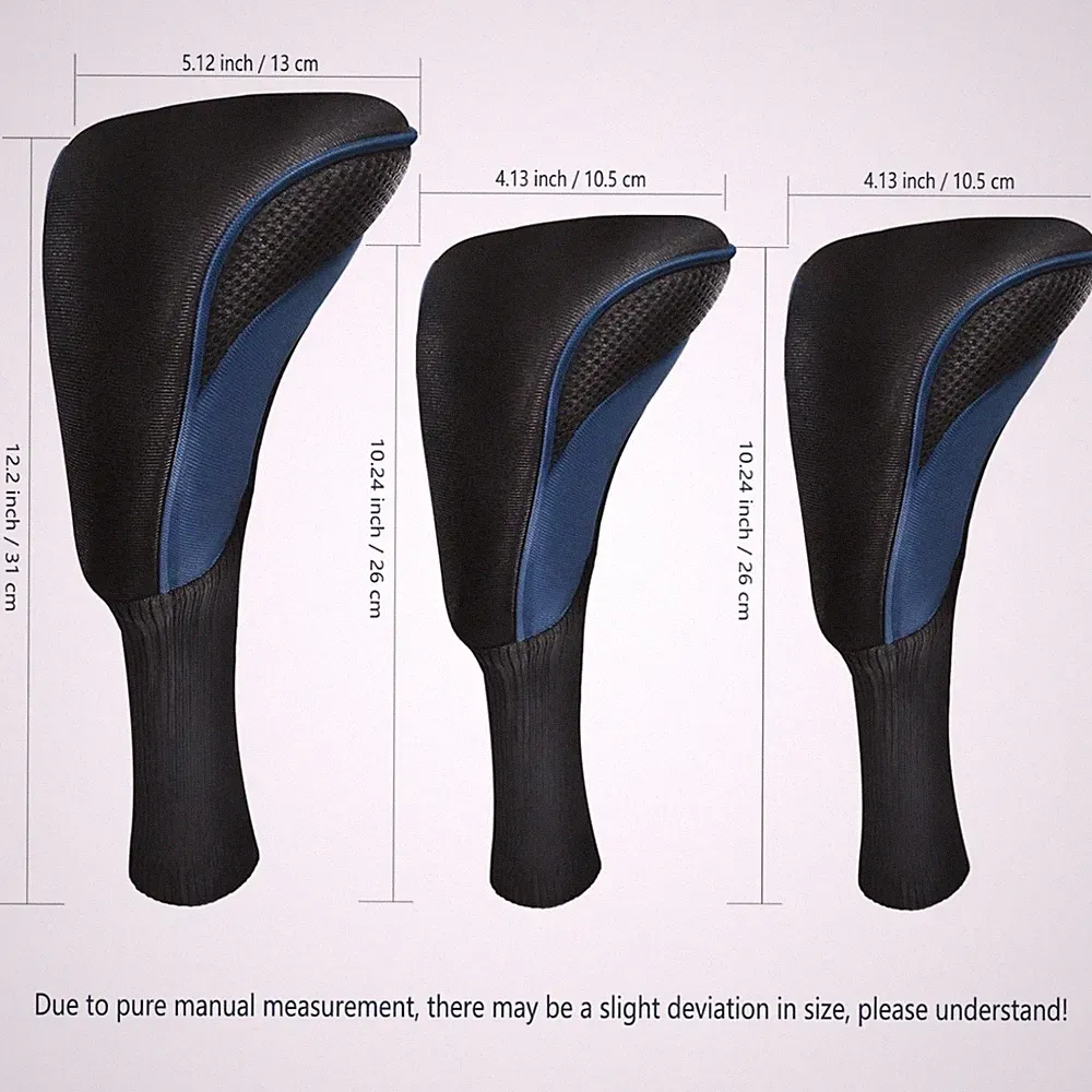 Golf Club Head Covers for , 3, 4, 5, 6, 7 & X Clubs