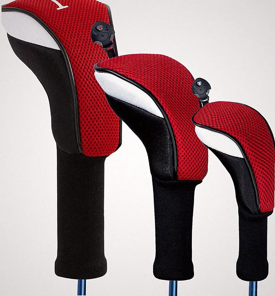 Golf Club Head Covers for Driver Fairway 3 Pcs Woods Golf Club Head Covers
