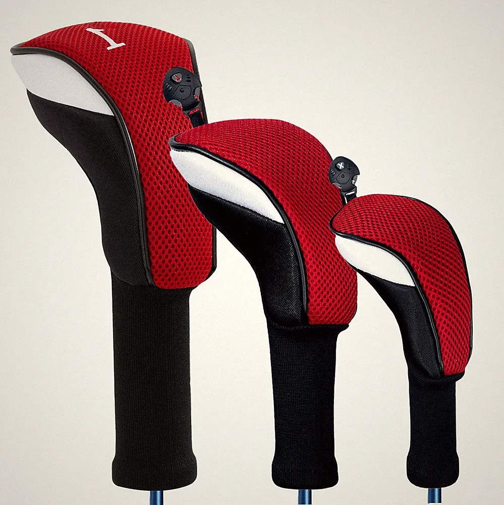 Golf Club Head Covers for Driver Fairway 3 Pcs Woods Golf Club Head Covers, G...
