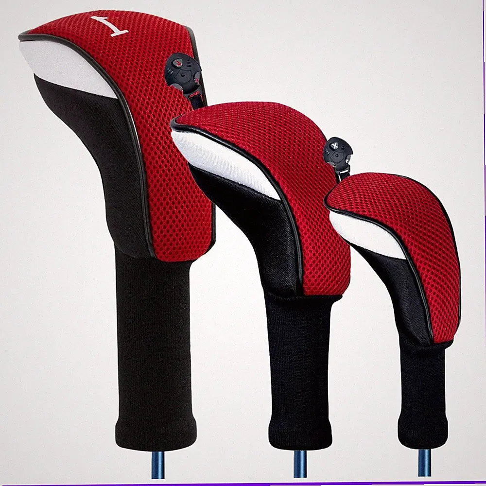 Golf Club Head Covers for Driver Fairway 3 Pcs Woods Golf Club Head Covers, G...