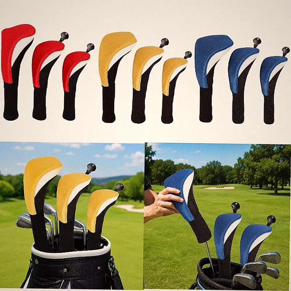 Golf Club Head Covers Golf Club Covers Gift Stylish Accessories Premium for Men