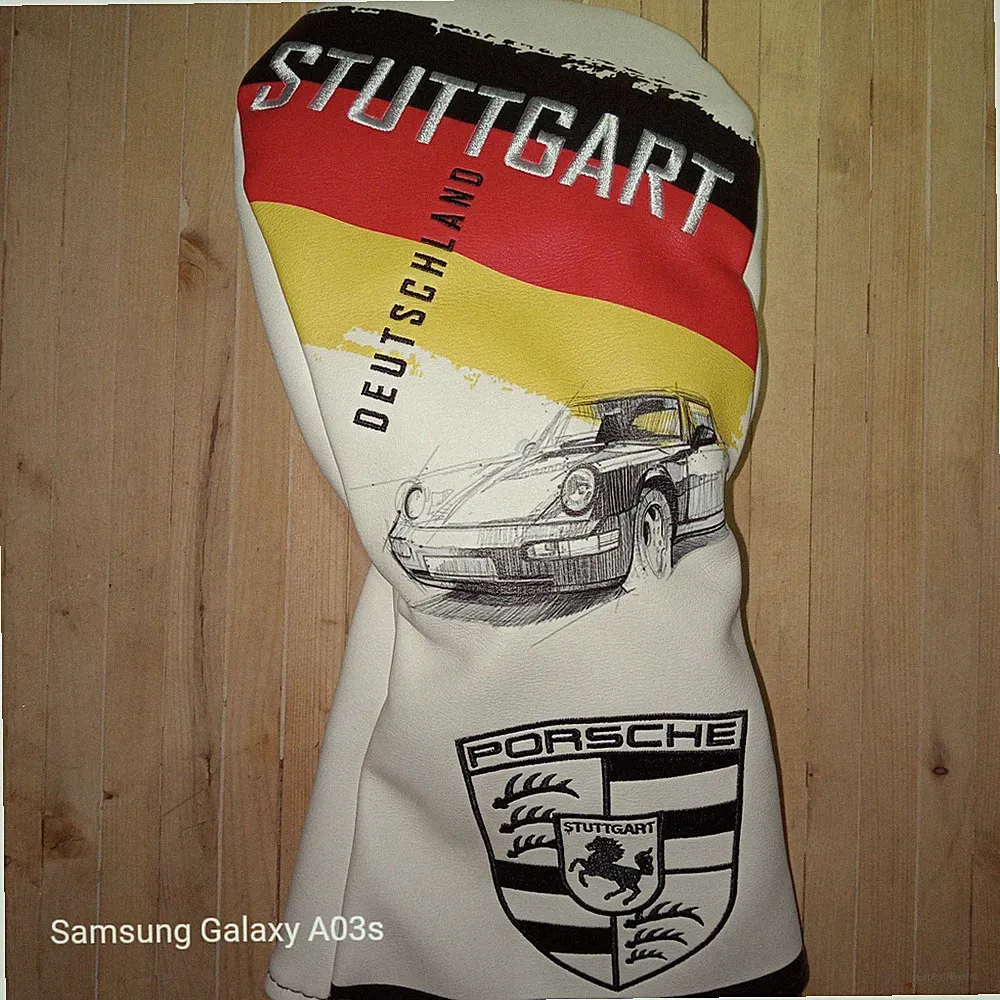 Golf Club Head Covers PORSCHE STUTTGART Deutschland Driver Fairway Woods