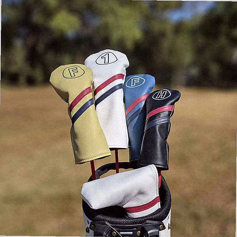 Golf Club Headcover Driver Fairway Woods Hybrid Cover Putter Head Cover Hardcore
