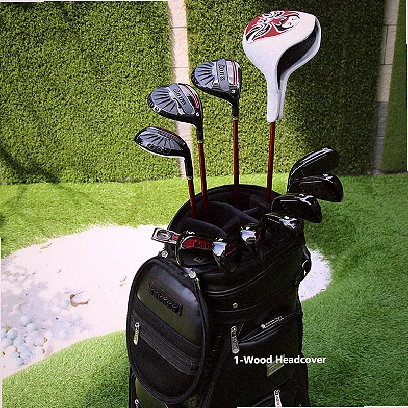 Golf Club Headcovers Driver Fairway Woods Hybrid Protective TPE Elastic Covers