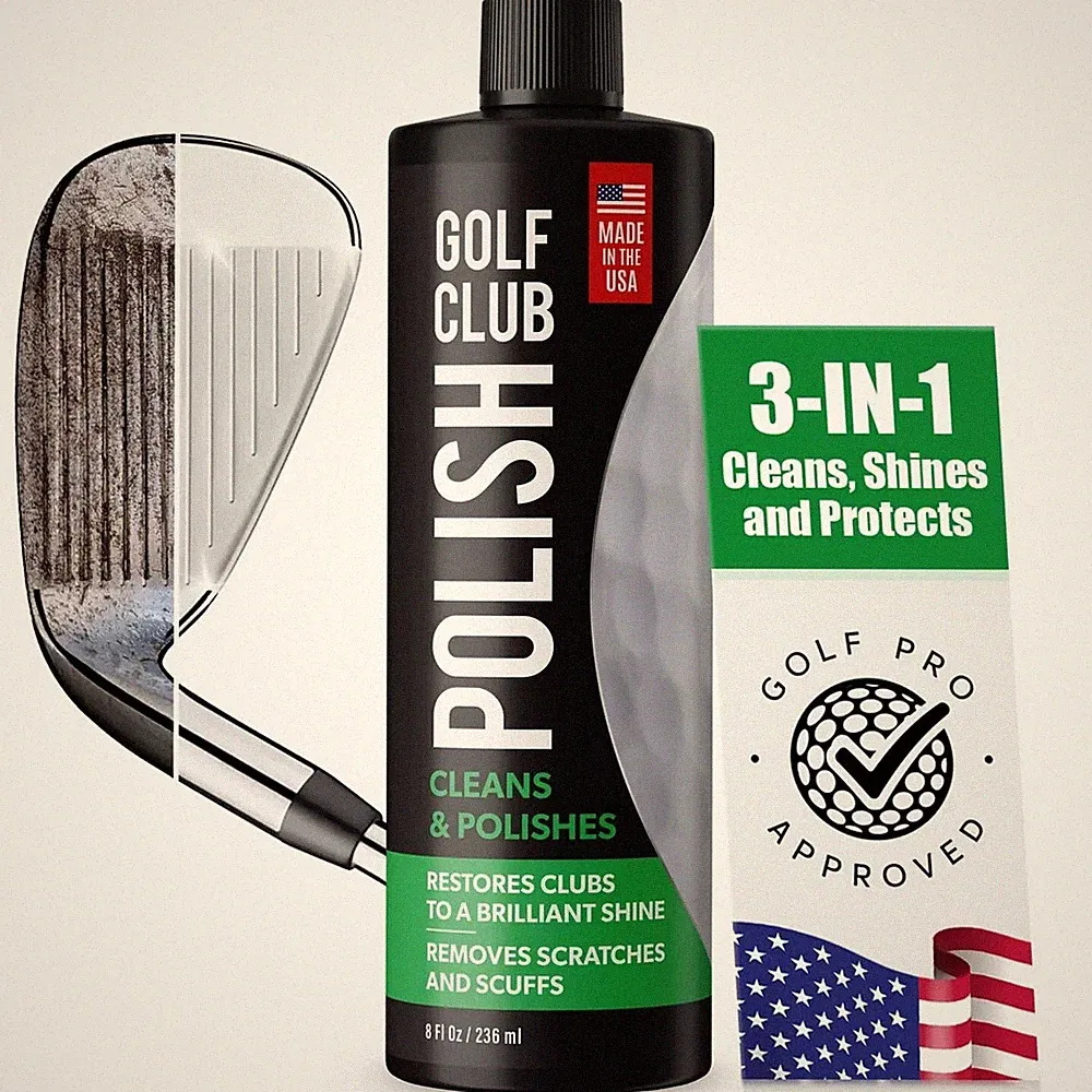 Golf Club Polish - Instant Golf Club Cleaner and Golf Club Sc...