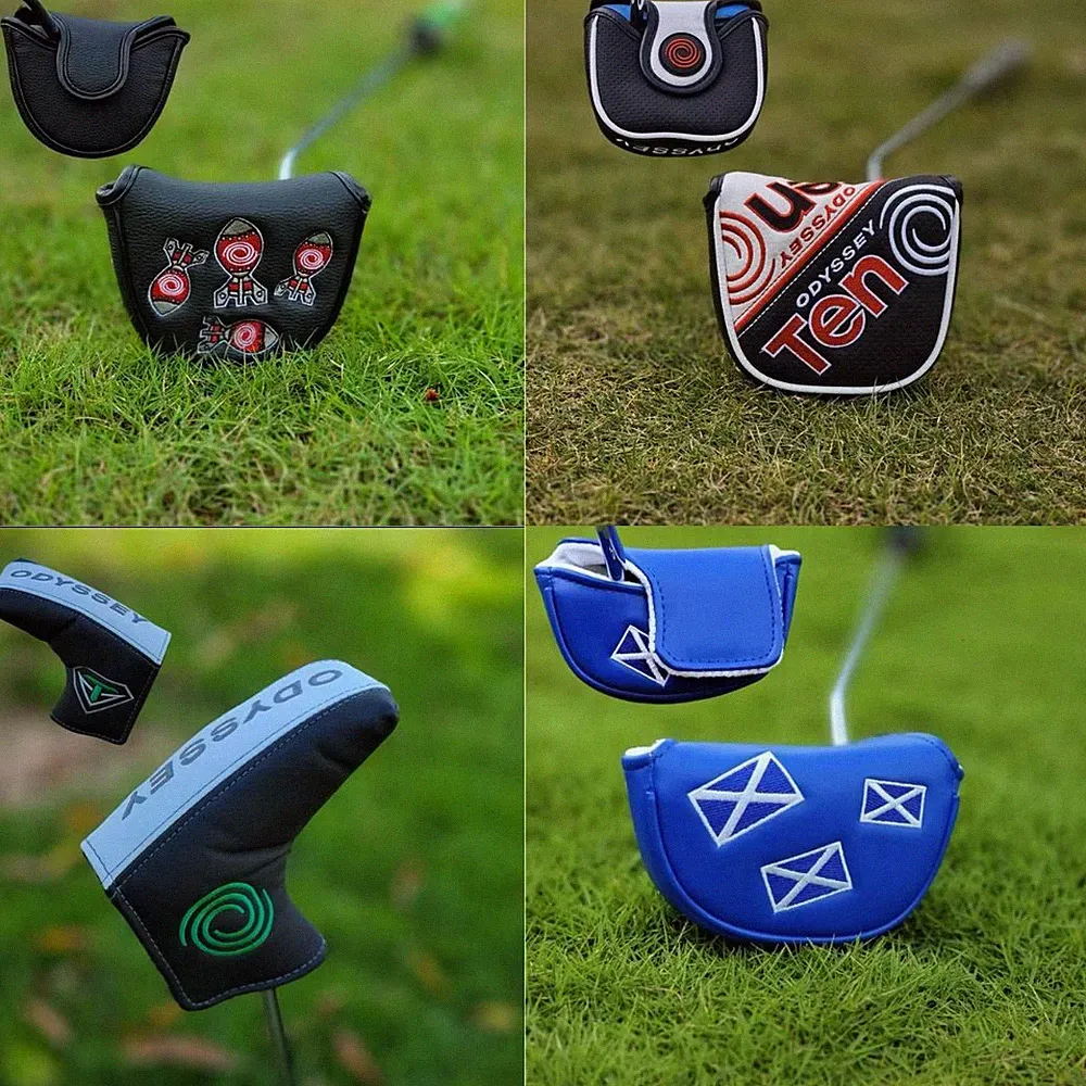 Golf Club Putter Blade Mallet Head Cover ODYSSEY Space Circle Classic Style