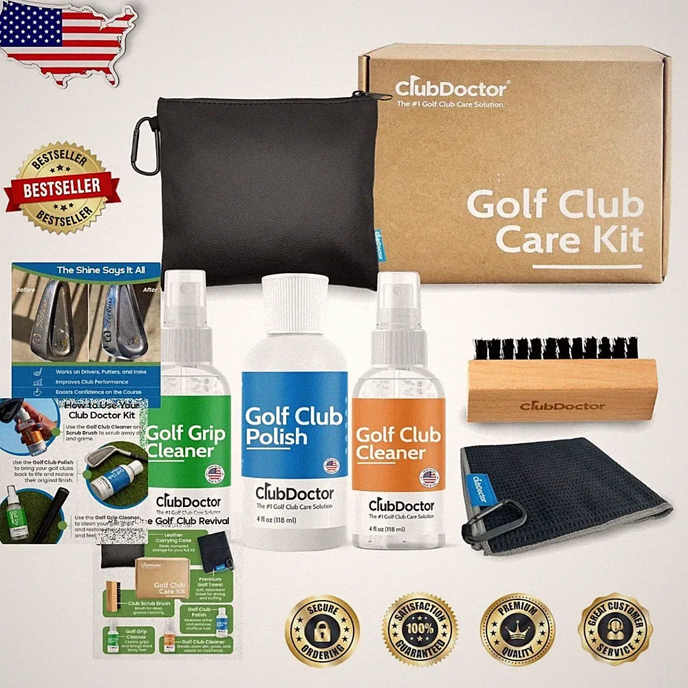 Golf Club Restoration Kit: Shine, Polish, Clean Irons, Drivers, Putters