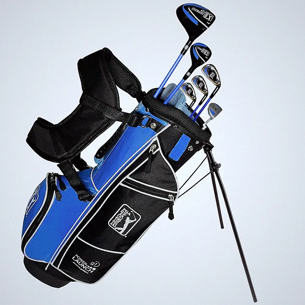 Golf Club Set 10 Piece Right Handed Kids Ages 8-12 Lightweight Bag Golfgen Tour