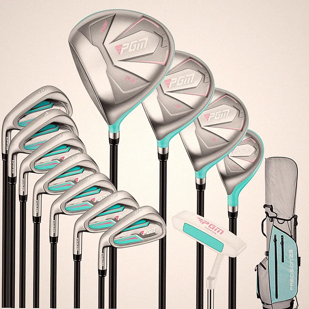 Golf Club Set 12 Piece Left Handed Women s 4 Woods 7 Irons Putter Womens 12pcs