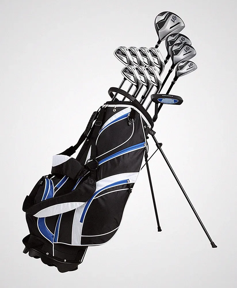 Golf Club Set 14 Piece Right Handed Lightweight Stand Bag Precise S7 Mens Tall
