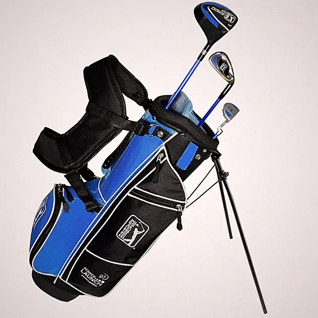 Golf Club Set 6 Piece Right Handed Kids Ages 8-12 Lightweight Bag Putter Tour