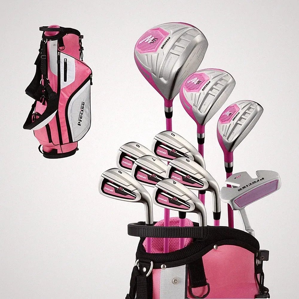 Golf Club Set Precise M5 Ladies Left Hand Regular Lightweight Stand Bag Complete