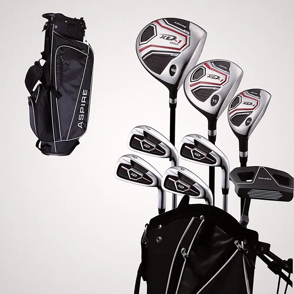 Golf Club Set Teen Youth 13-16 Driver Hybrid Irons Putter Right Hand Aspire Ages