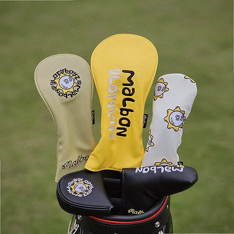 Golf Club Sunflower Headcovers Driver Fairway Woods Cover Head Covers Set
