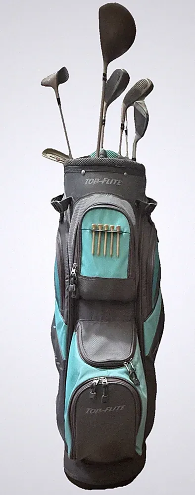Golf Clubs And Golf Bag, Woman (5’4.5” Tall), Starter Set