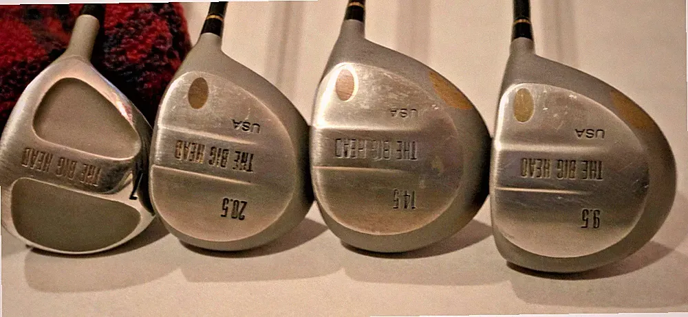 Golf Clubs - HEAD Driver, 3, 5 ,7 Woods w/Graphite shaft + HEAD Pro 1 Putter