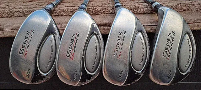 golf clubs Hybrids set GENEX 3dx ironwood RIGHT H graphite R regular flex 4pcs
