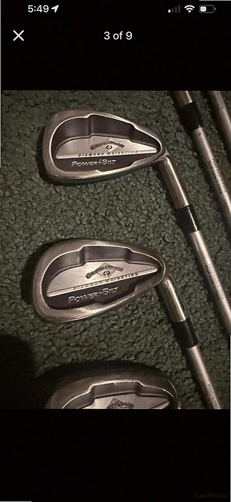 golf clubs irons set power bilt